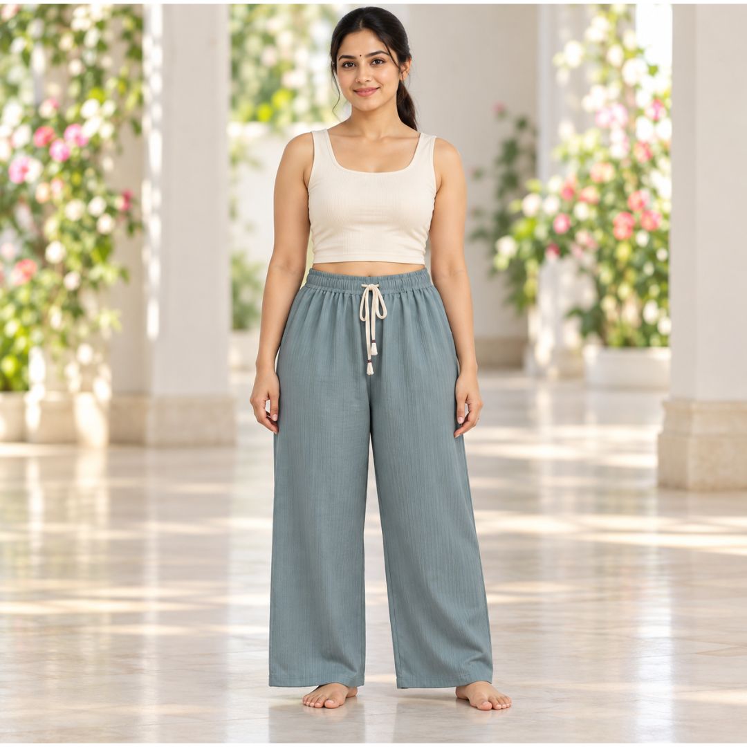 Pista Color  Free Size Palazzo Pant