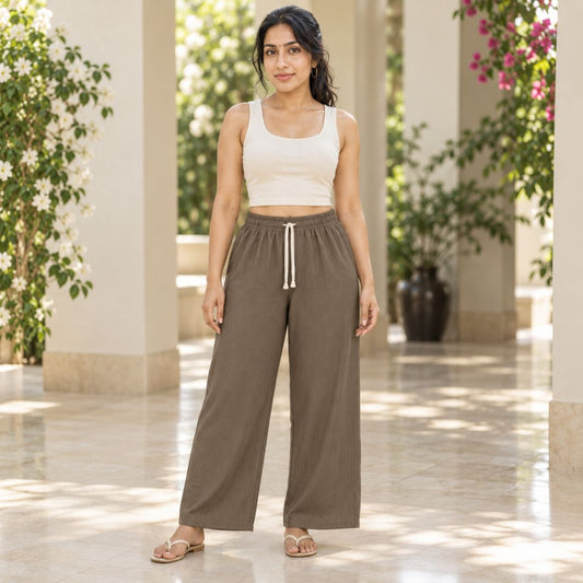 Mouse Color  Free Size Palazzo Pant