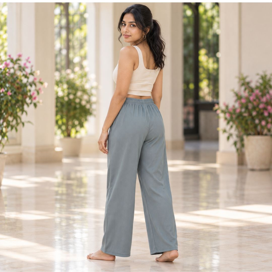 Pista Color  Free Size Palazzo Pant