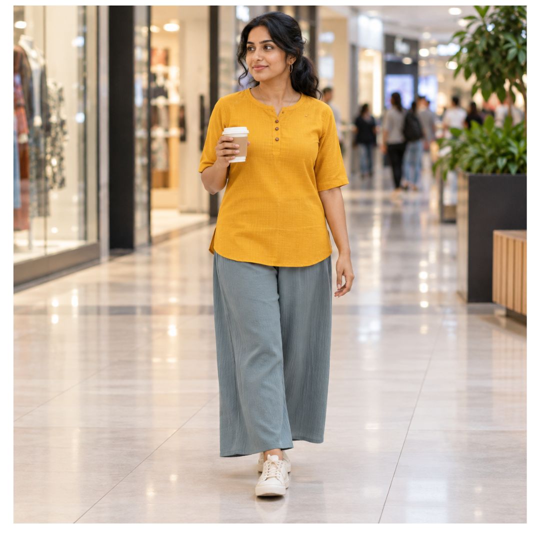 Pista Color  Free Size Palazzo Pant