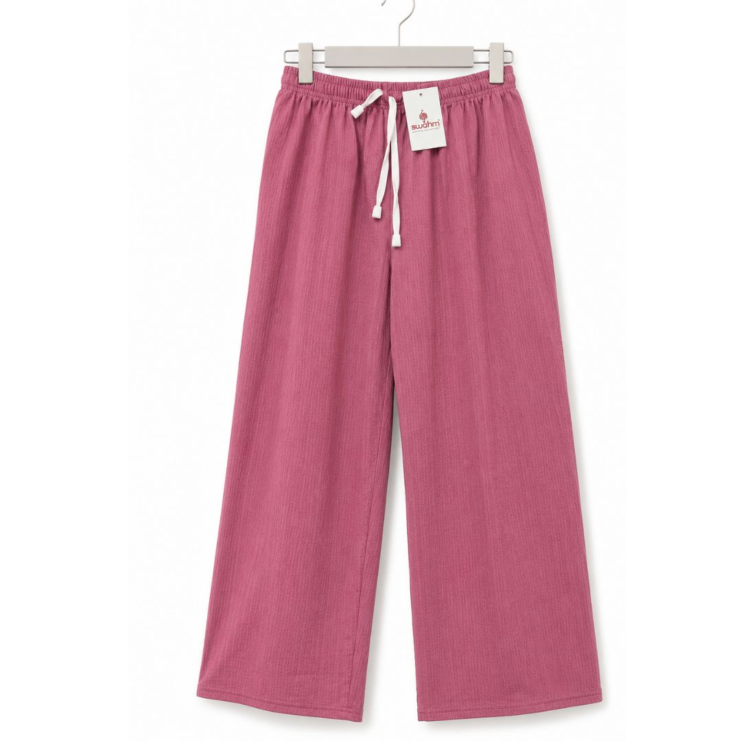 Onion Color Free Size Palazzo Pant